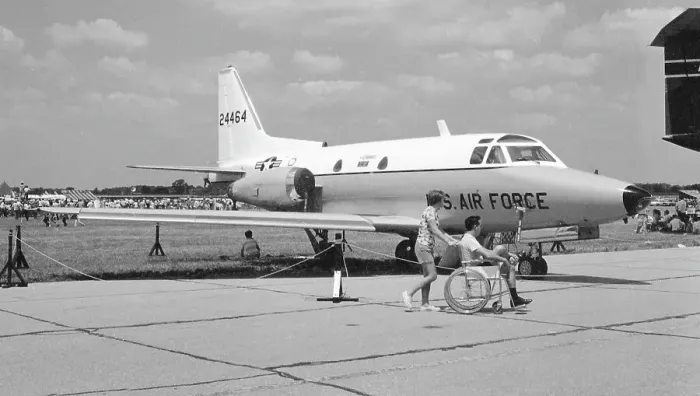 Framed Print : North American T-39A Sabreliner 62-4464 Framed Print : North American T-39A Sabreliner 62-4464