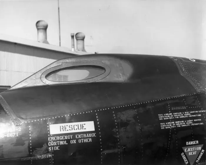 Framed Print : North American X-15A-2 56-6671 cockpit canopy close up Framed Print : North American X-15A-2 56-6671 cockpit canopy close up