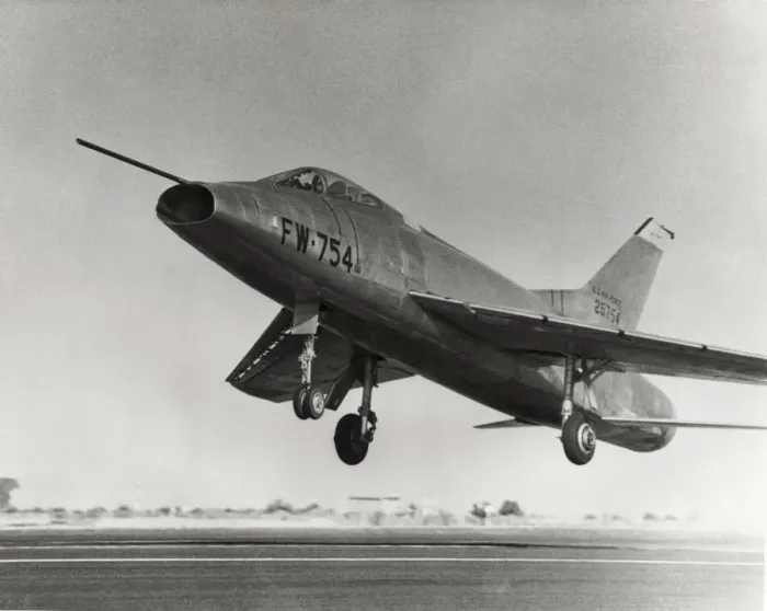 Framed Print : North American YF-100A Super Sabre Framed Print : North American YF-100A Super Sabre