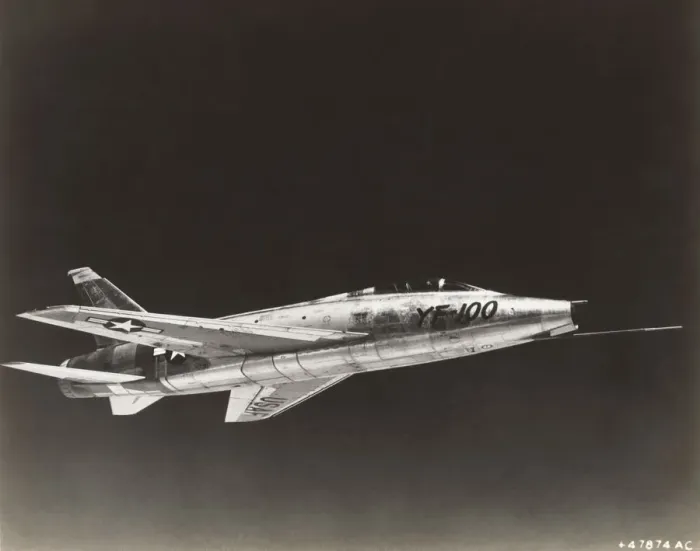 Framed Print : North American YF-100A Super Sabre Framed Print : North American YF-100A Super Sabre