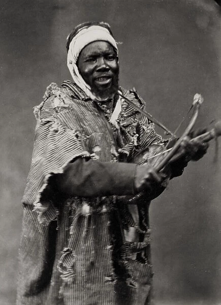 North Arfican musician with stringed instrument