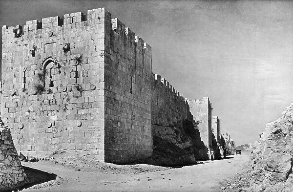 North-east corner of City Wall, Jerusalem
