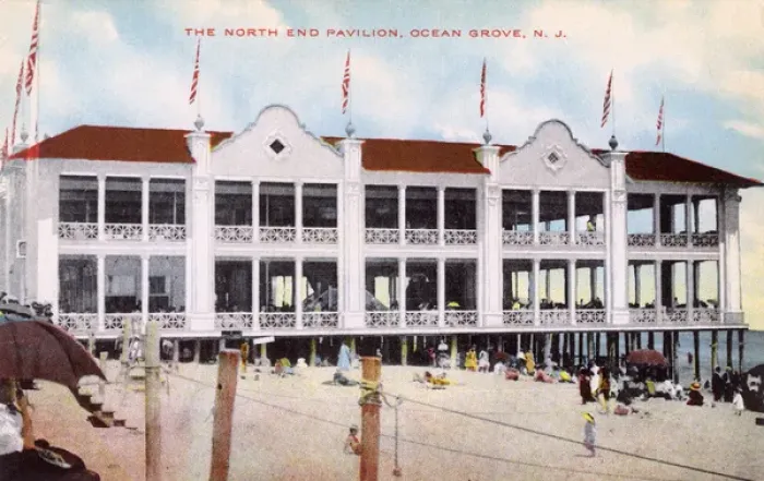 Framed Print : North End Pavilion, Ocean Grove, New Jersey, USA Framed Print : North End Pavilion, Ocean Grove, New Jersey, USA