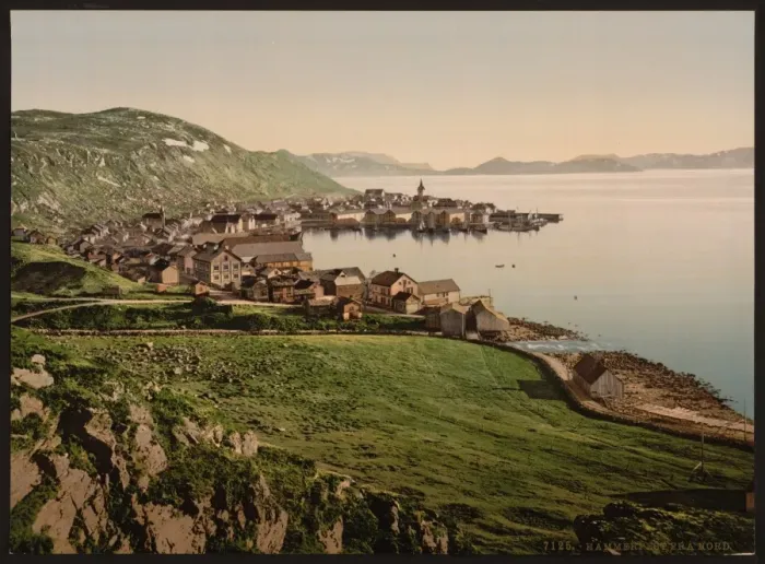 Framed Print : From the north, Hammerfest, Norway Framed Print : From the north, Hammerfest, Norway