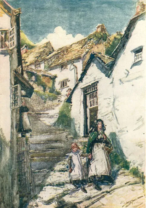 Framed Print : North Hill, Clovelly Framed Print : North Hill, Clovelly
