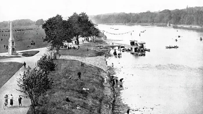 Framed Print : North Inch, Perth early 1900's