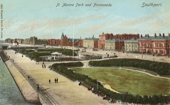 Framed Print : North Marine Park and Promenade, Southport, Merseyside Framed Print : North Marine Park and Promenade, Southport, Merseyside