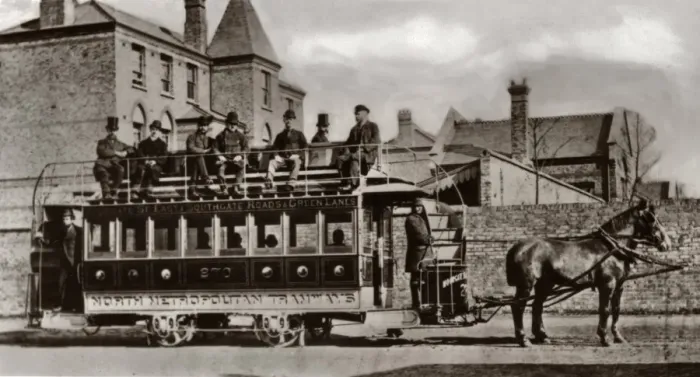 Framed Print : North Metropolitan Horse-drawn Tram Framed Print : North Metropolitan Horse-drawn Tram