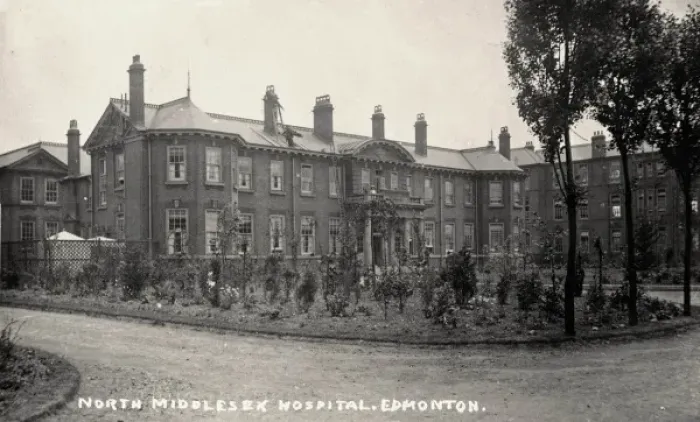 Framed Print : North Middlesex Hospital, Edmonton, Middlesex Framed Print : North Middlesex Hospital, Edmonton, Middlesex