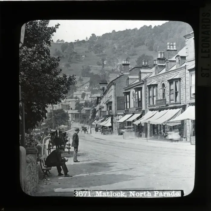 Framed Print : North Parade, Matlock, Derbyshire Framed Print : North Parade, Matlock, Derbyshire