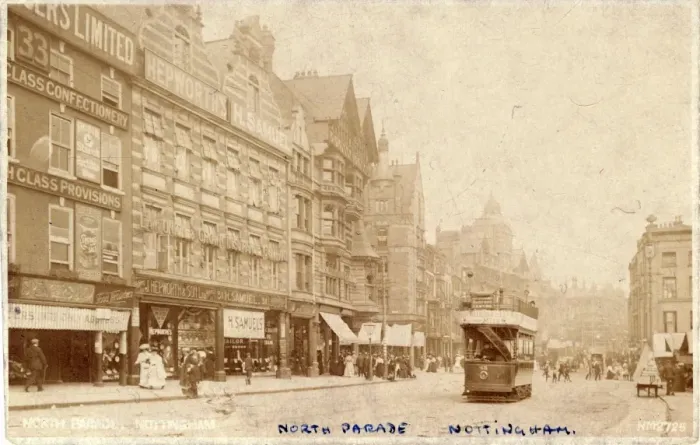 Framed Print : North Parade, Nottingham, England Framed Print : North Parade, Nottingham, England