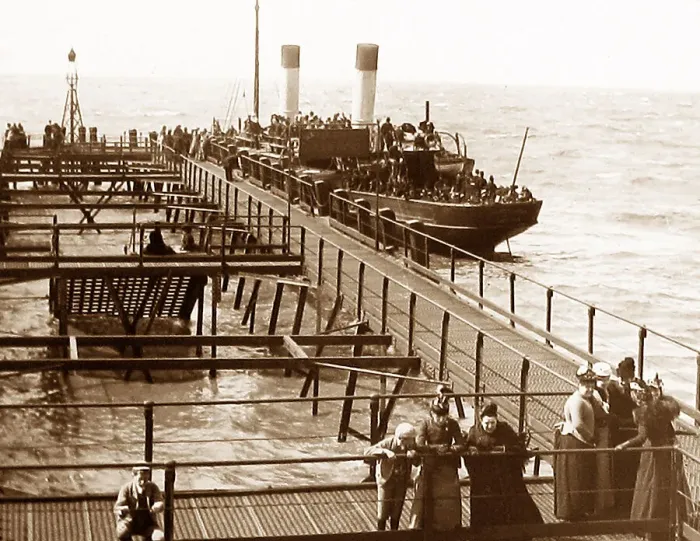 Framed Print : North Pier, Blackpool in 1890 Framed Print : North Pier, Blackpool in 1890