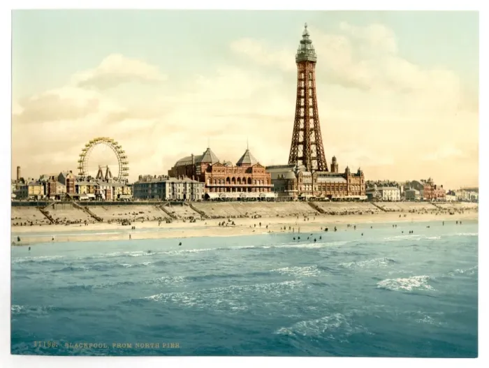Framed Print : From North Pier, Blackpool, England Framed Print : From North Pier, Blackpool, England