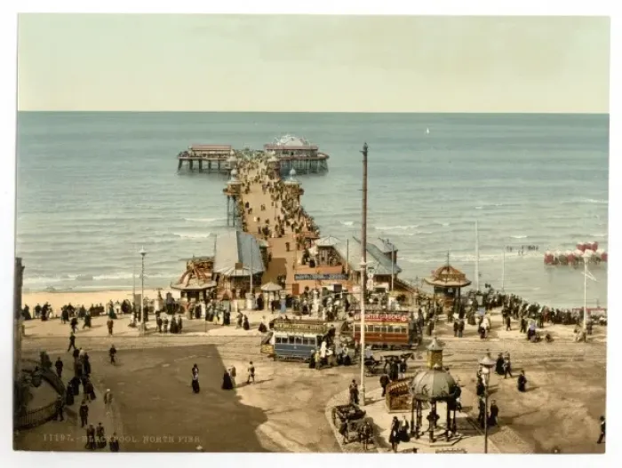 Framed Print : The North Pier, Blackpool, England Framed Print : The North Pier, Blackpool, England