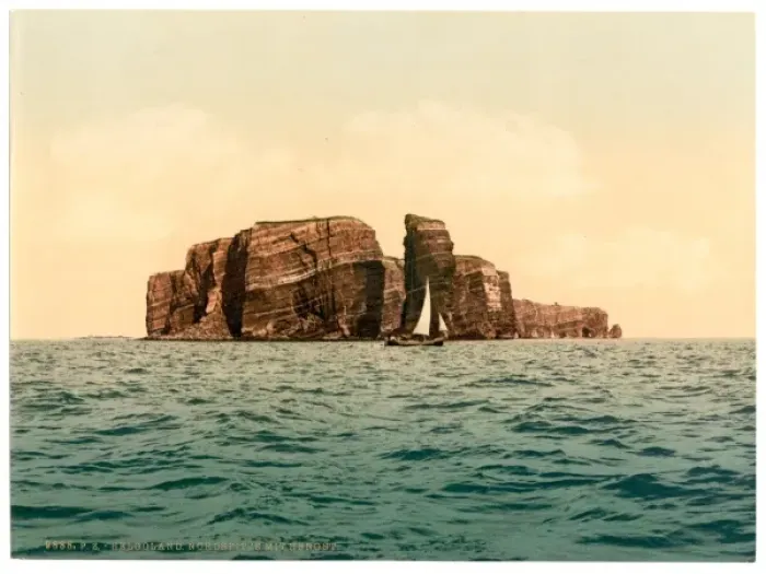 Framed Print : North Point and Hengst, Helgoland, Germany Framed Print : North Point and Hengst, Helgoland, Germany