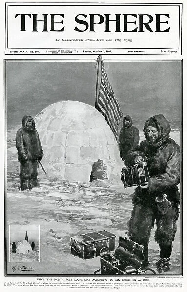 North Pole, looks like according to Frederick Cook 1908