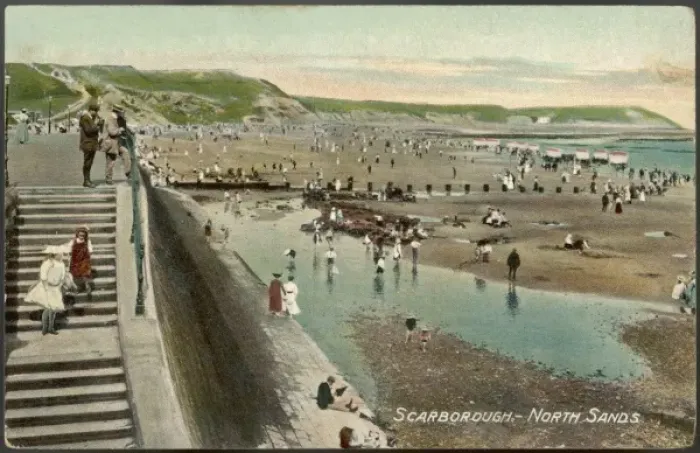 Framed Print : North Sands, Scarborough, North Yorkshire