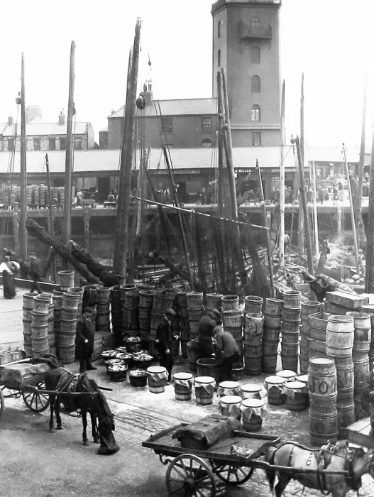 Framed Print : North Shields Fish Market early 1900s Framed Print : North Shields Fish Market early 1900s