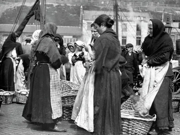 Framed Print : North Shields Fish Wives early 1900s Framed Print : North Shields Fish Wives early 1900s