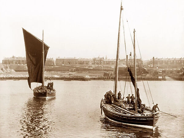 North Shields Fishing Boats early 1900s
