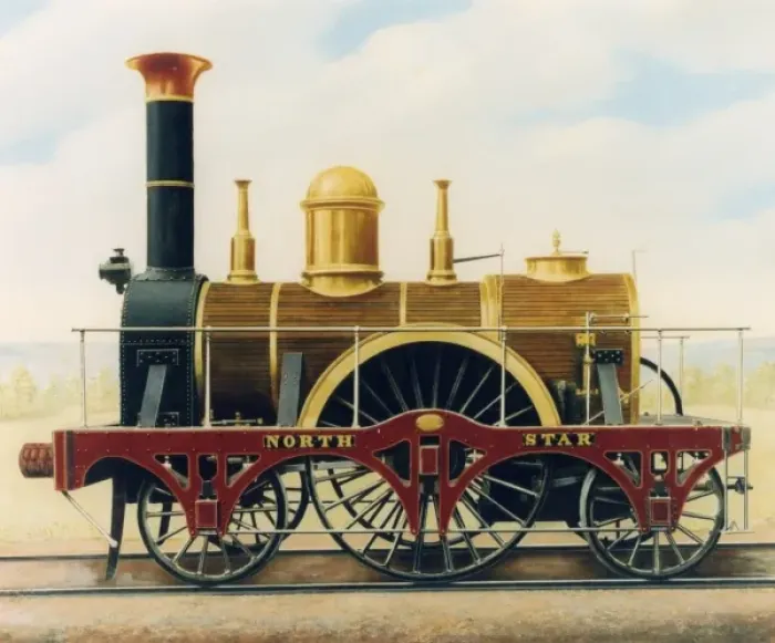 Framed Print : North Star locomotive Framed Print : North Star locomotive