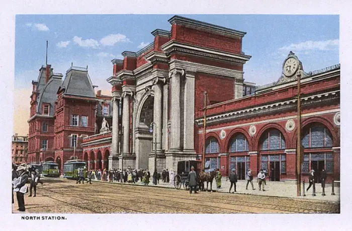 Framed Print : North Station, Boston, Massachusetts, USA Framed Print : North Station, Boston, Massachusetts, USA