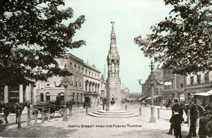 Framed Print : North Street, Taunton, Somerset Framed Print : North Street, Taunton, Somerset