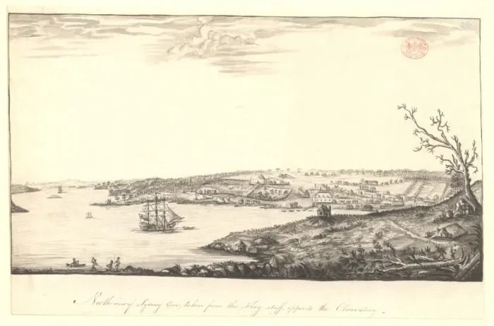 Framed Print : North view of Sydney Cove Framed Print : North view of Sydney Cove