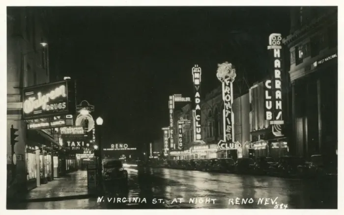 Framed Print : North Virginia Street, Reno, Nevada, USA Framed Print : North Virginia Street, Reno, Nevada, USA