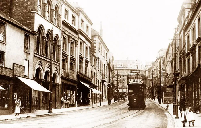 Framed Print : Northampton Bridge Street early 1900s Framed Print : Northampton Bridge Street early 1900s