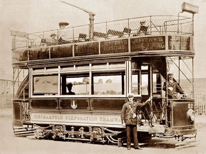 Framed Print : Northampton Tram early 1900s Framed Print : Northampton Tram early 1900s