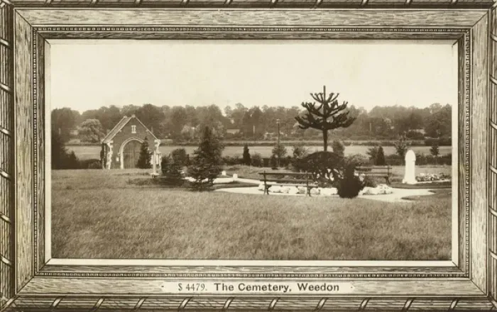 Framed Print : Northamptonshire - The Cemetery - Weedon Bec Framed Print : Northamptonshire - The Cemetery - Weedon Bec