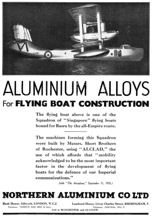 Framed Print : Northern Aluminium - Aluminium Alloys 1935 Framed Print : Northern Aluminium - Aluminium Alloys 1935