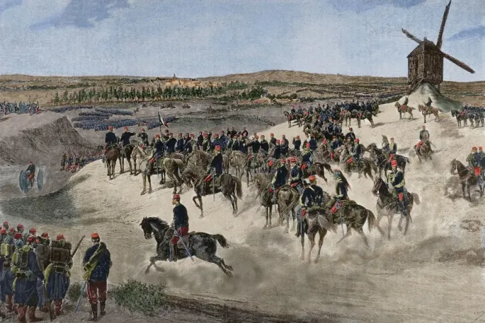 Framed Print : The Northern army under Jean-Baptiste Billot (1828-1907). Fr Framed Print : The Northern army under Jean-Baptiste Billot (1828-1907). Fr