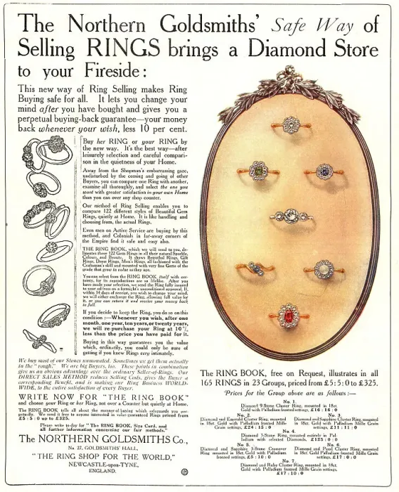 Framed Print : The Northern Goldsmiths Advertisement Framed Print : The Northern Goldsmiths Advertisement