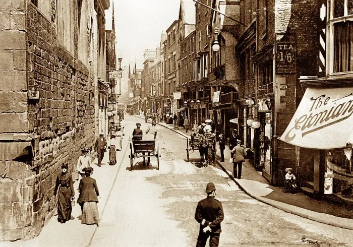 Framed Print : Northgate, Chester early 1900's Framed Print : Northgate, Chester early 1900's