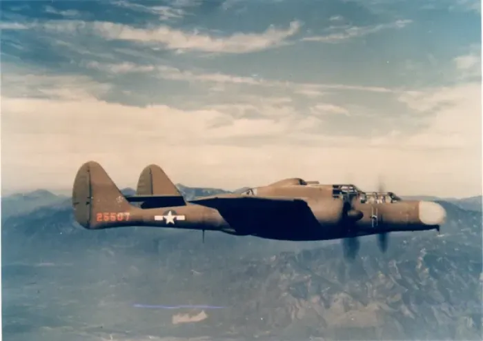 Framed Print : Northrop P-61A -the first US type to be specifically de Framed Print : Northrop P-61A -the first US type to be specifically de