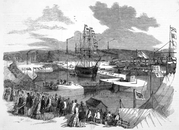 Framed Print : Northumberland Dock