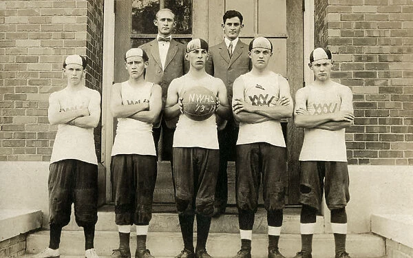 The Northwestern High School Basketball Team 1913-1914