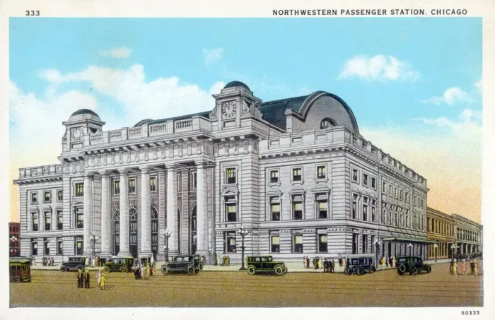 Framed Print : Northwestern Passenger Station, Chicago, Illinois, USA Framed Print : Northwestern Passenger Station, Chicago, Illinois, USA