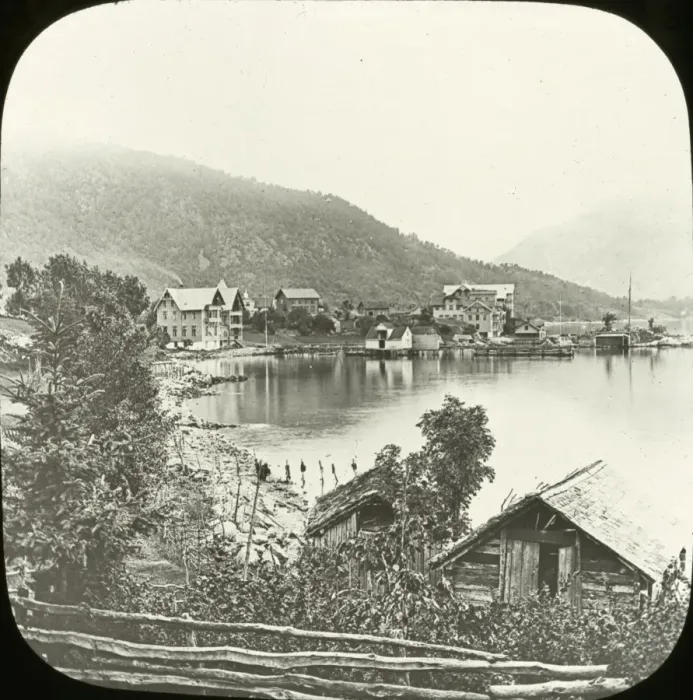 Framed Print : Norway - Balholm - from the road Framed Print : Norway - Balholm - from the road