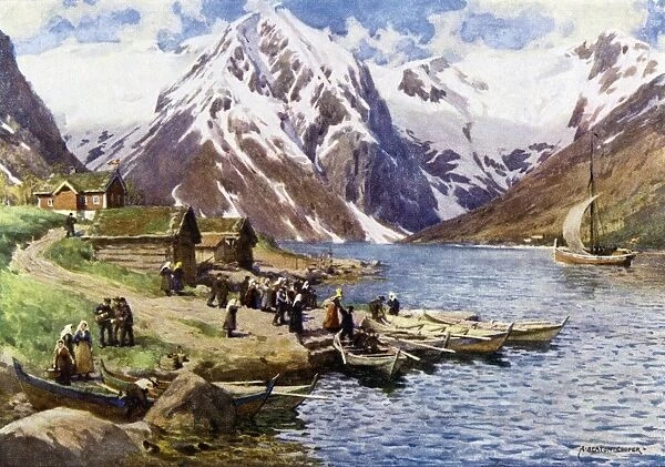 Norway  /  Sogne Fjord 1914