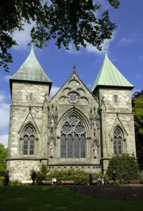 Framed Print : NORWAY. Stavanger. St. Swithum Cathedral (12th-13th Framed Print : NORWAY. Stavanger. St. Swithum Cathedral (12th-13th