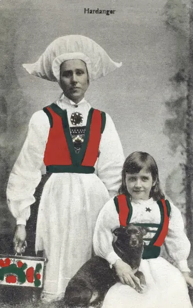 Norway - Traditional Costume Print, 1909. Art Prints, Posters & Puzzles  from Mary Evans
