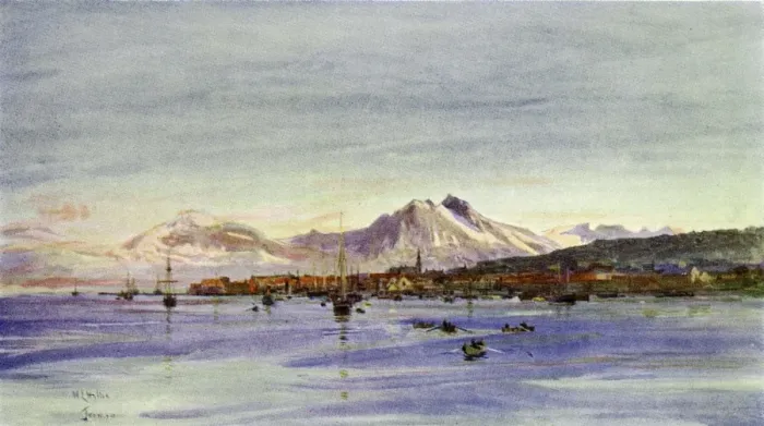 Framed Print : Norway / Tromso / Midnight Framed Print : Norway / Tromso / Midnight