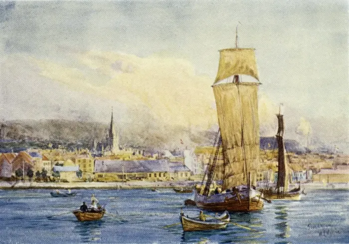 Framed Print : Norway / Trondheim 1909 Framed Print : Norway / Trondheim 1909
