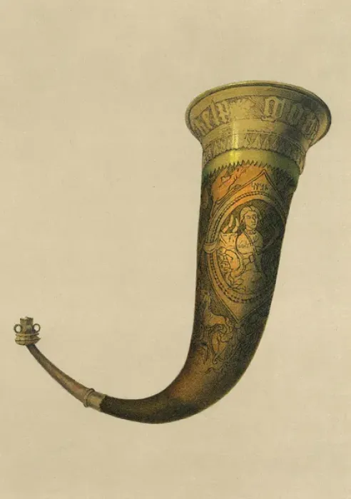 Framed Print : Norwegian Drinking Horn Framed Print : Norwegian Drinking Horn
