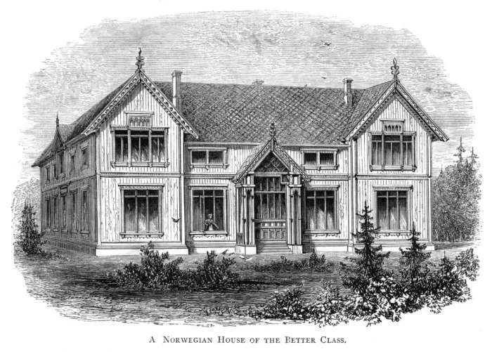 Framed Print : Norwegian House Framed Print : Norwegian House