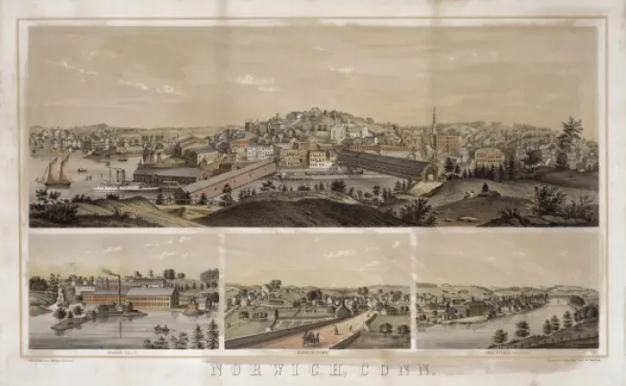 Framed Print : Norwich, Conn Framed Print : Norwich, Conn