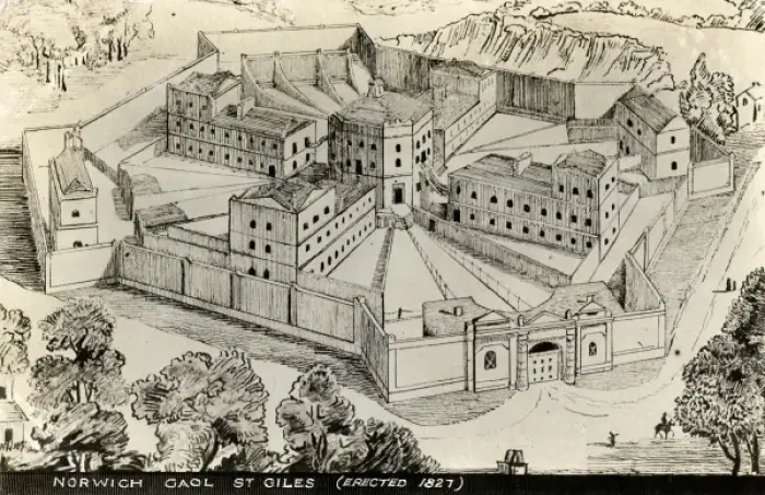 Framed Print : Norwich Gaol, Norfolk Framed Print : Norwich Gaol, Norfolk